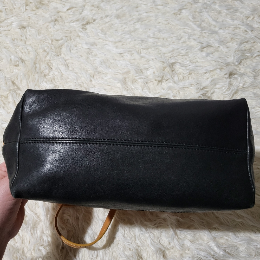 GILLI ViadellaSpigas Leather Tote Bag with Animal Print - Made in Italy - Picture 9 of 16